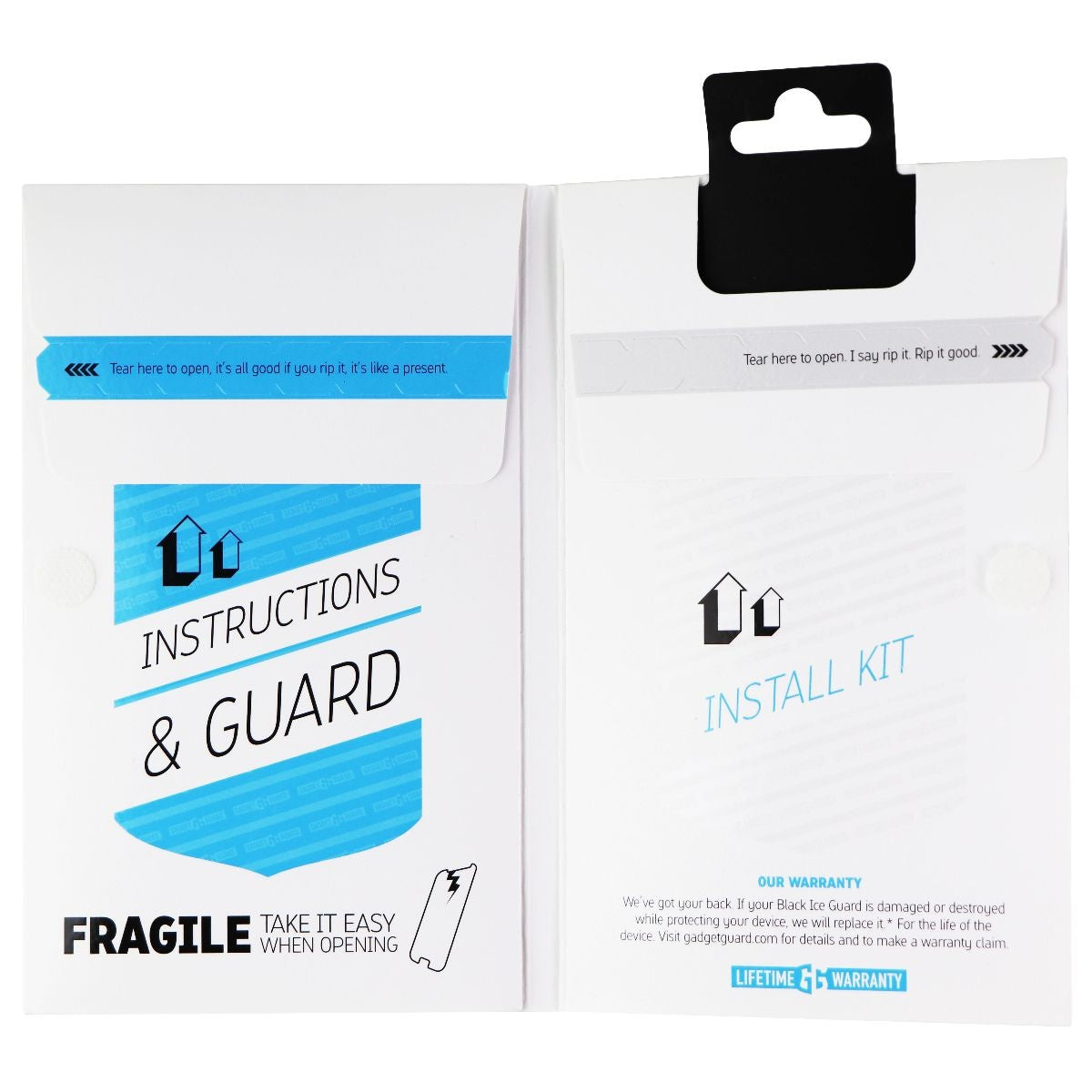 Gadget Guard Black Ice Glass Screen Protector for Motorola Moto G6 - Clear Cell Phone - Screen Protectors Gadget Guard - Simple Cell Bulk Wholesale Pricing - USA Seller