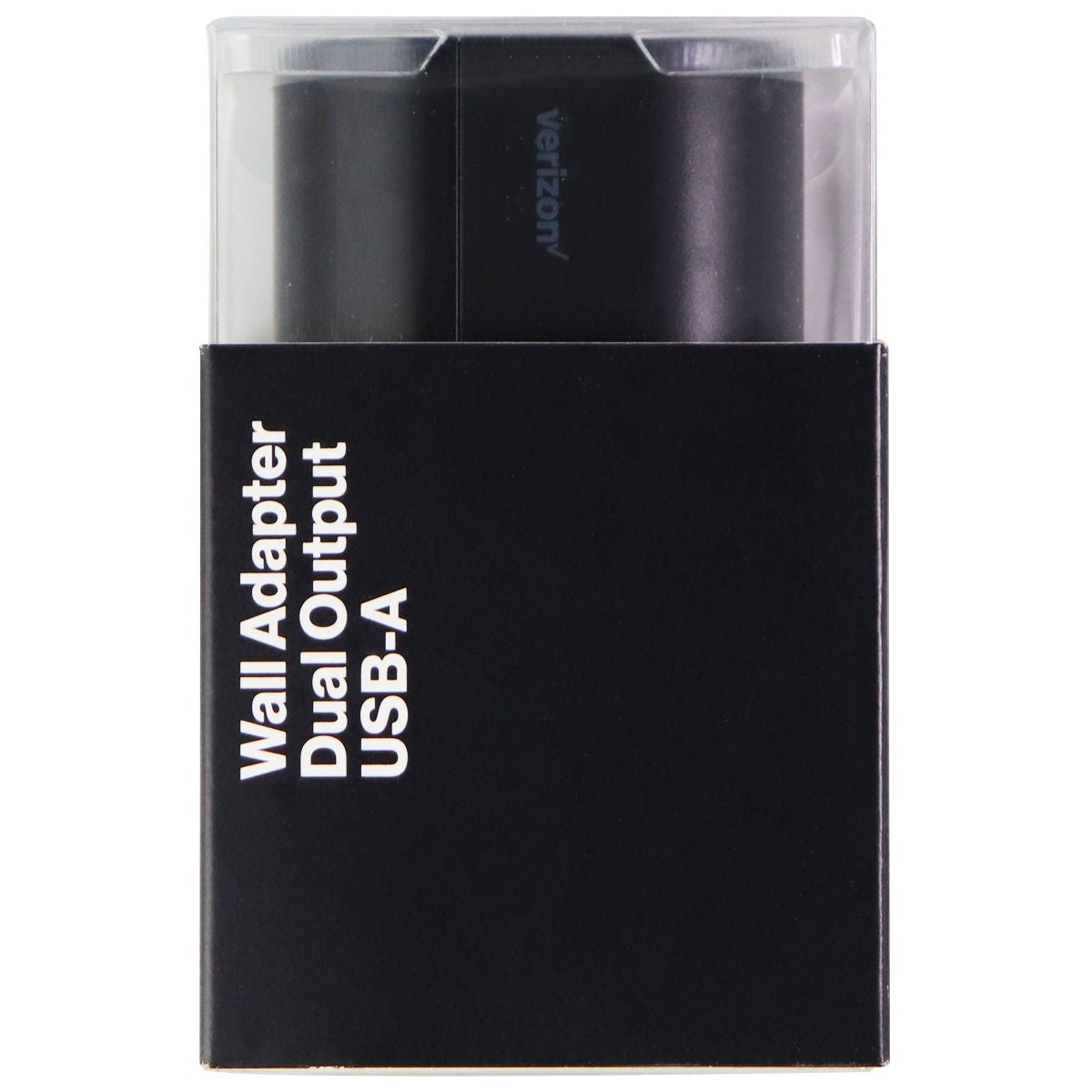 Verizon Dual USB 24W Wall Adapter / Charger (TVL48BLK-M1) - Black Cell Phone - Chargers & Cradles Verizon - Simple Cell Bulk Wholesale Pricing - USA Seller