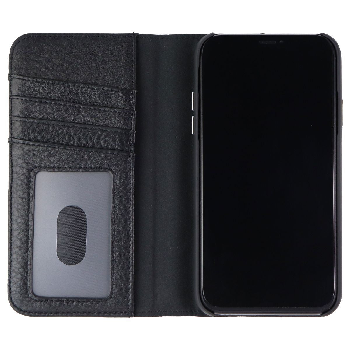 Case-Mate Genuine Leather Wallet Folio Series Case for Apple iPhone 11 - Black Cell Phone - Cases, Covers & Skins Case-Mate - Simple Cell Bulk Wholesale Pricing - USA Seller