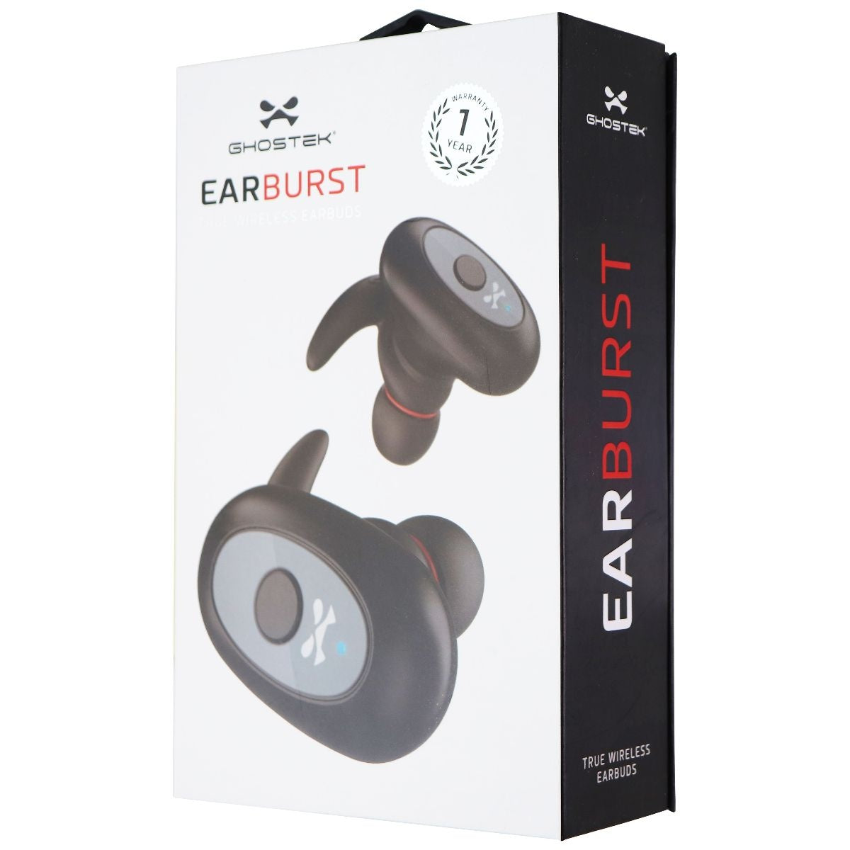Ghostek EarBurst True Wireless Bluetooth EarBud Headphones - Black Portable Audio - Headphones Ghostek - Simple Cell Bulk Wholesale Pricing - USA Seller