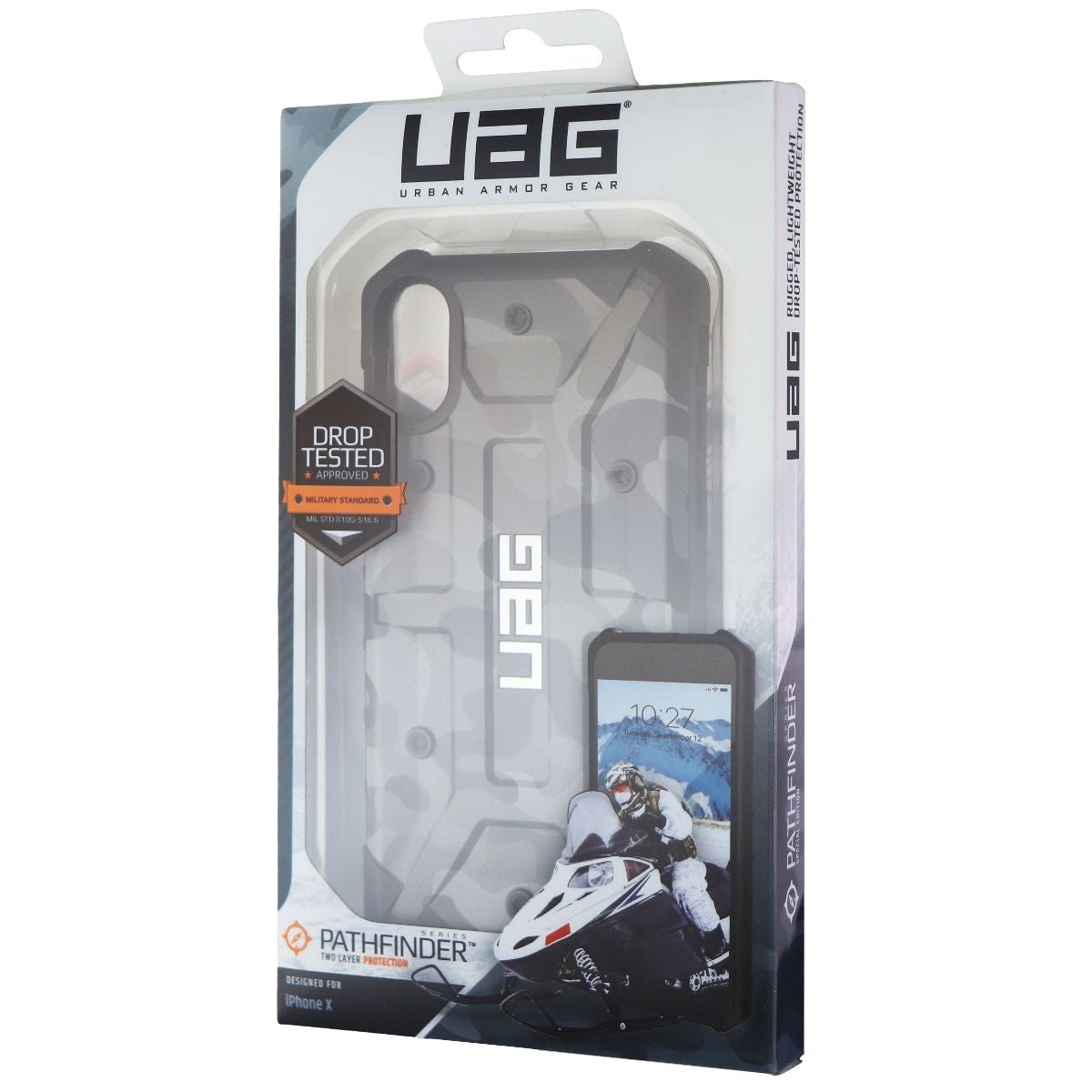 UAG Pathfinder Series Protective Case for Apple iPhone Xs/X - Arctic Camo Cell Phone - Cases, Covers & Skins Urban Armor Gear - Simple Cell Bulk Wholesale Pricing - USA Seller
