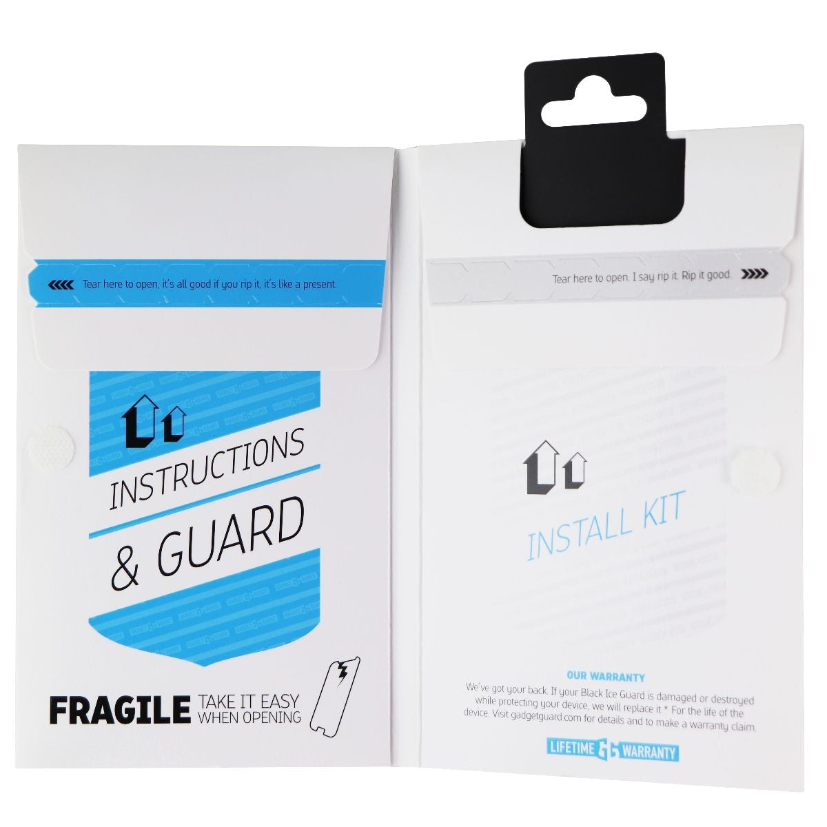 Gadget Guard Black Ice Tempered Glass for ASUS Zenfone V Live Cell Phone - Screen Protectors Gadget Guard - Simple Cell Bulk Wholesale Pricing - USA Seller