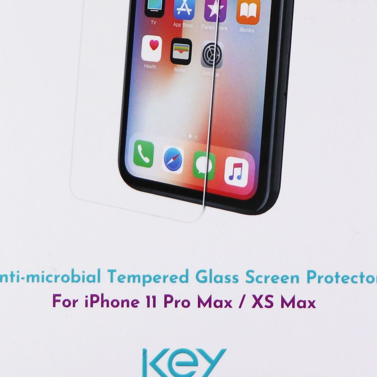 Key Premium Tempered Glass for Apple iPhone 11 Pro Max & Xs Max Cell Phone - Screen Protectors Key - Simple Cell Bulk Wholesale Pricing - USA Seller