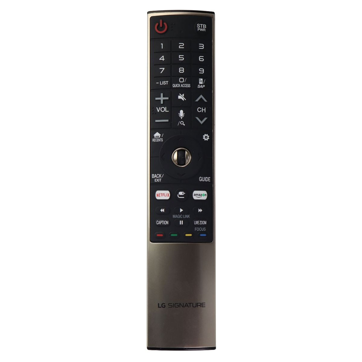 LG Signature Remote Control (AN-MR700) with Netflix/Amazon Keys - Gold TV, Video & Audio Accessories - Remote Controls LG - Simple Cell Bulk Wholesale Pricing - USA Seller