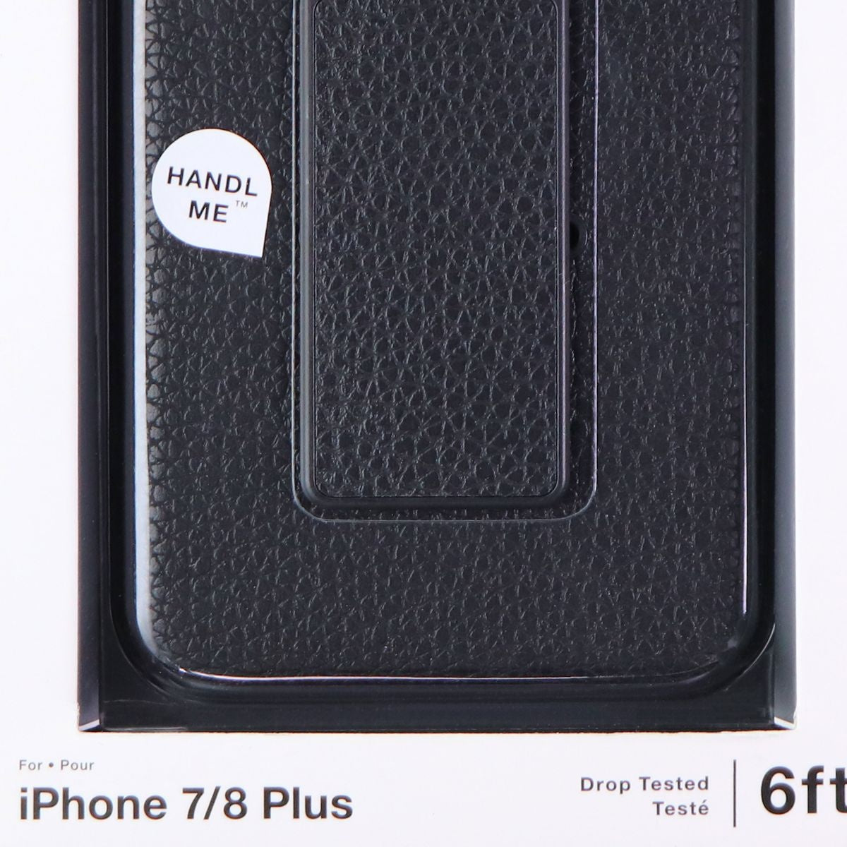 HANDL Leather Case with Handle for Apple iPhone 8 Plus / iPhone 7 Plus - Black Cell Phone - Cases, Covers & Skins HANDL - Simple Cell Bulk Wholesale Pricing - USA Seller