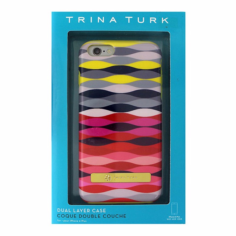 Trina Turk Dual Layer Case for iPhone 6s Plus / 6 Plus - Multi-Color Cell Phone - Cases, Covers & Skins Trina Turk - Simple Cell Bulk Wholesale Pricing - USA Seller