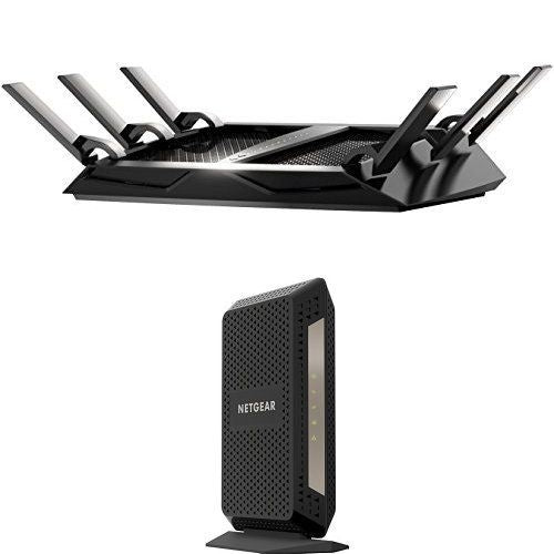 NETGEAR Nighthawk X6S AC4000 Tri-band WiFi Router, Gigabit Ethernet - Black Networking - Wireless Wi-Fi Routers Netgear - Simple Cell Bulk Wholesale Pricing - USA Seller