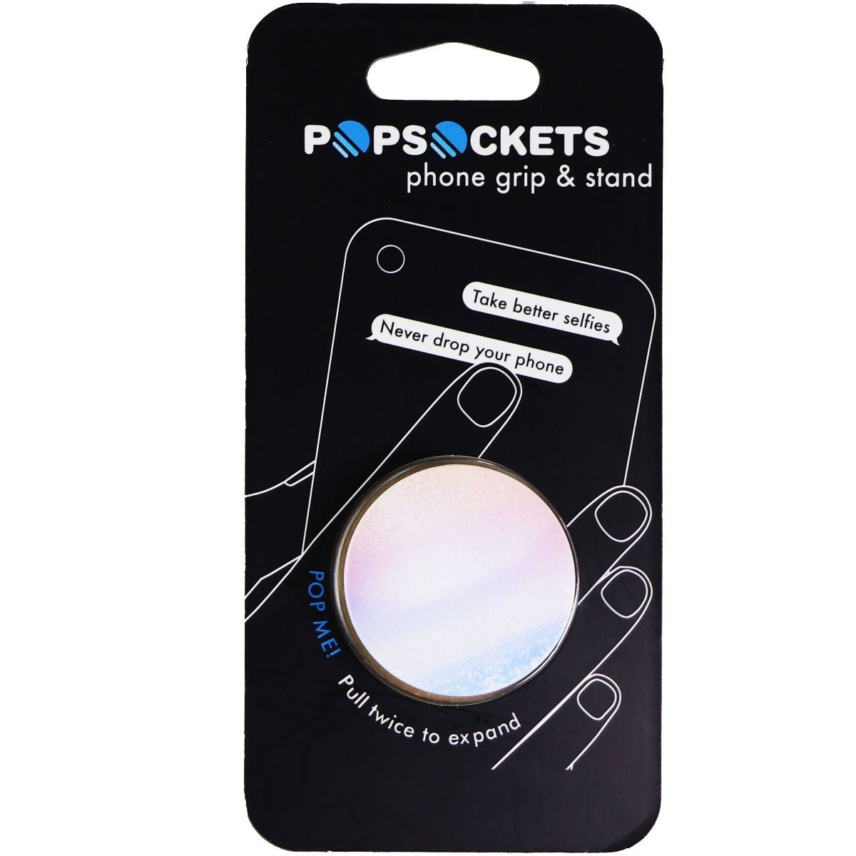 PopSockets Collapsible Grip & Stand for Phones and Tablets - Glitterati Cell Phone - Cases, Covers & Skins PopSockets - Simple Cell Bulk Wholesale Pricing - USA Seller