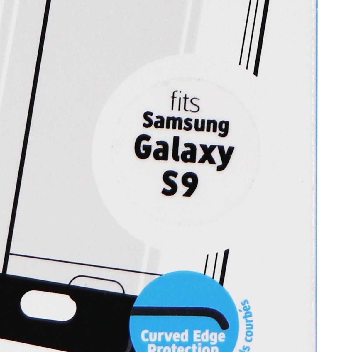 Gadget Guard Black Ice Cornice Curved Edition Tempered Glass for Galaxy S9 Cell Phone - Screen Protectors Gadget Guard - Simple Cell Bulk Wholesale Pricing - USA Seller