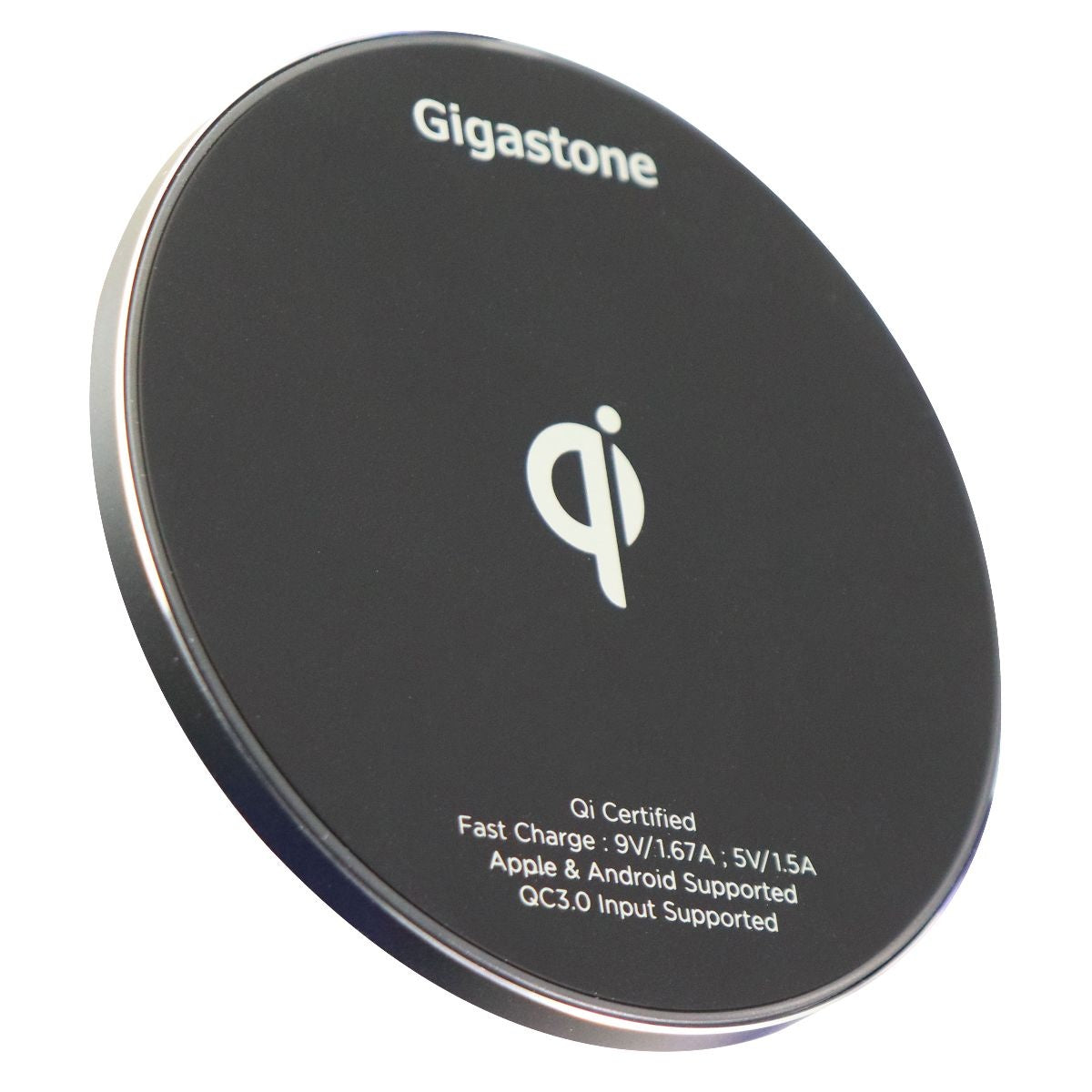 Gigastone QuickCharge 3.0 Fast Wireless Qi Charger Pad - Black (GA-9600B) Cell Phone - Chargers & Cradles Gigastone - Simple Cell Bulk Wholesale Pricing - USA Seller
