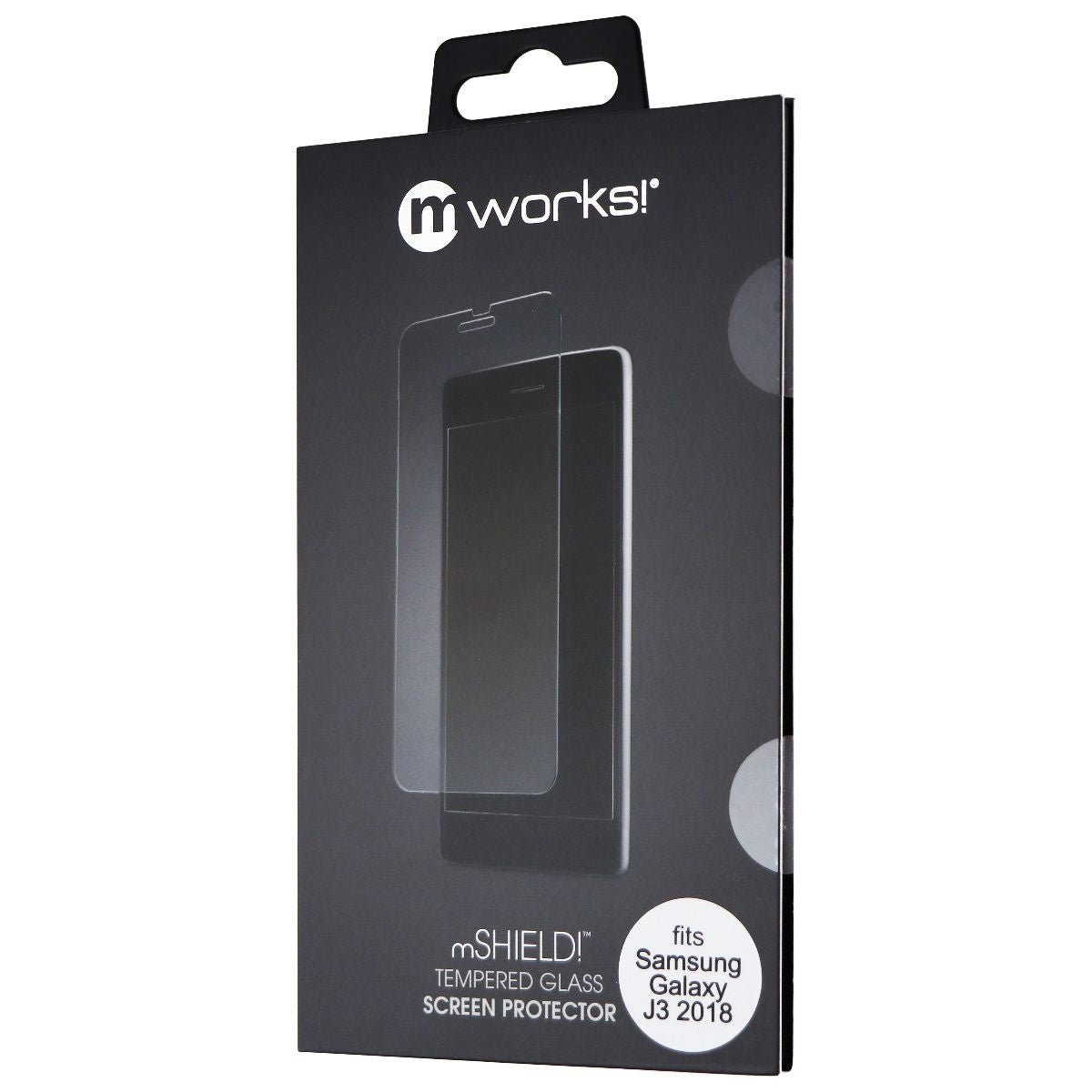 mWorks! mShield! Tempered Glass Screen for Samsung Galaxy J3 (2018) - Clear Cell Phone - Screen Protectors mWorks! - Simple Cell Bulk Wholesale Pricing - USA Seller