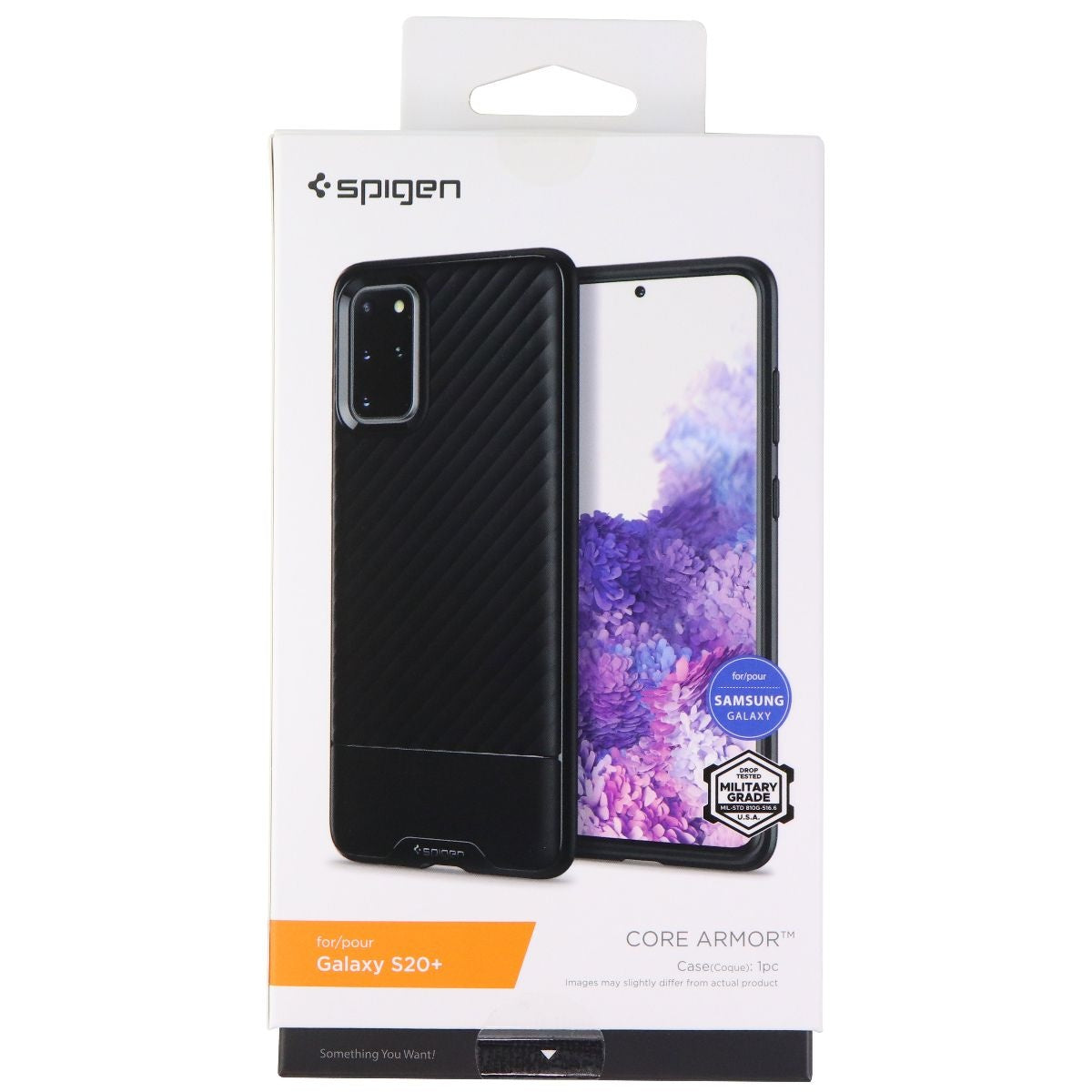 Spigen Core Armor Series Slim Hard Case for Samsung Galaxy (S20+) - Black Cell Phone - Cases, Covers & Skins Spigen - Simple Cell Bulk Wholesale Pricing - USA Seller