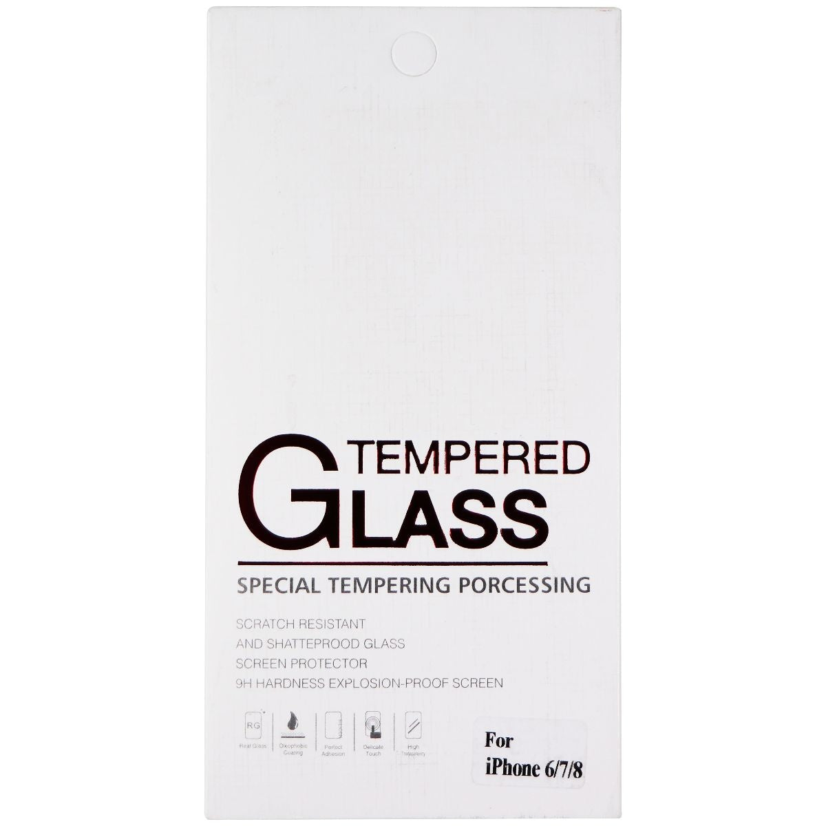 Tempered Glass Screen Protector for Apple iPhone 8/7/6s/6 - Clear Cell Phone - Screen Protectors Unbranded - Simple Cell Bulk Wholesale Pricing - USA Seller