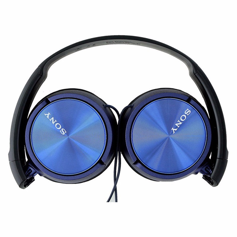 Sony ZX Series Blue - On-Ear Cell Headphones Simple (MDR-ZX310AP) Wired Bulk –