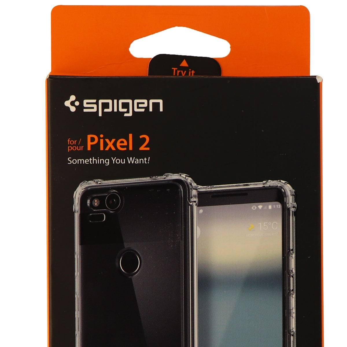 Spigen Crystal Shell Series Protective Case Cover for Google Pixel 2 - Clear Cell Phone - Cases, Covers & Skins Spigen - Simple Cell Bulk Wholesale Pricing - USA Seller
