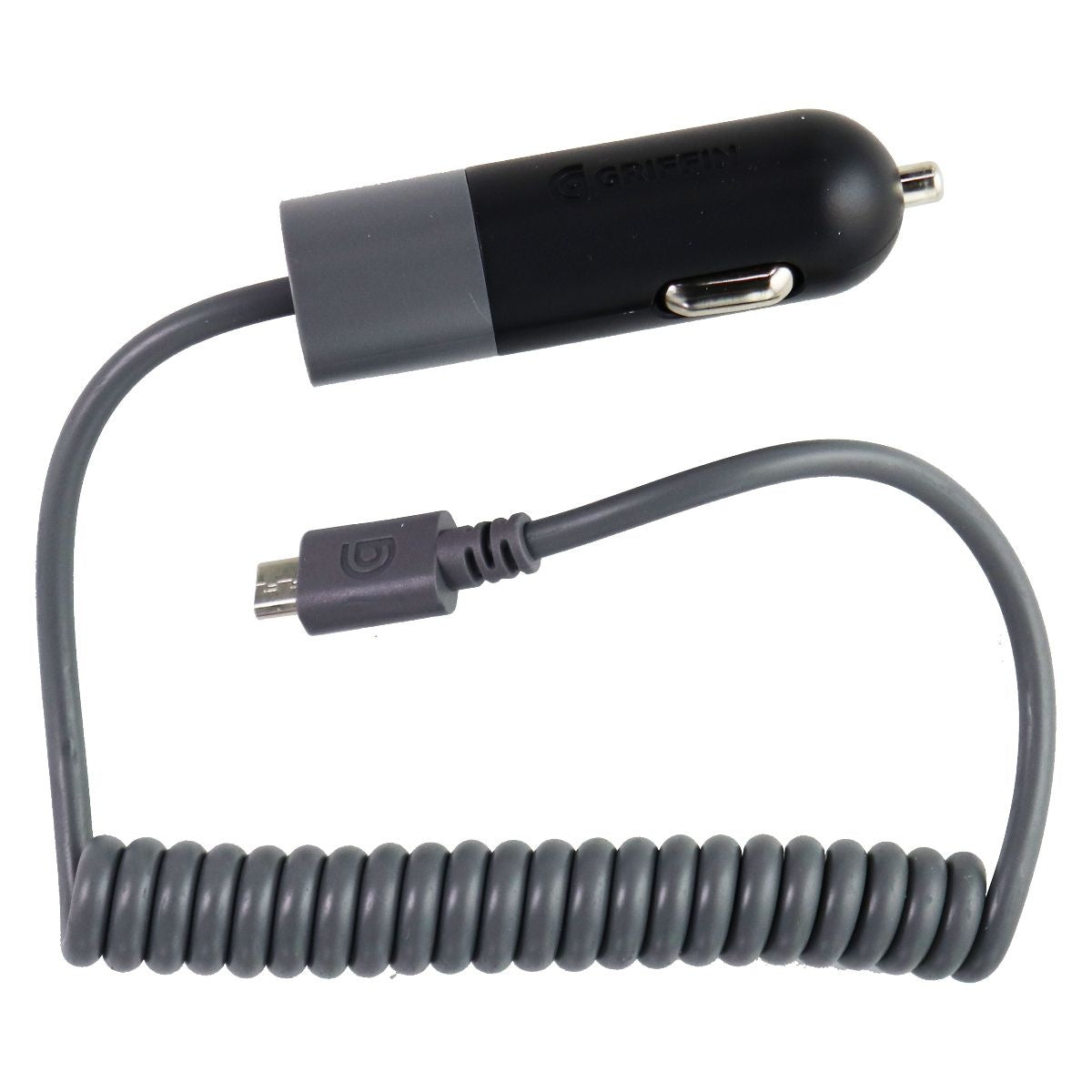 Griffin (2.4-Amp) PowerJolt SE Car Charger with Micro-USB Connector - Black/Gray Cell Phone - Chargers & Cradles Griffin - Simple Cell Bulk Wholesale Pricing - USA Seller