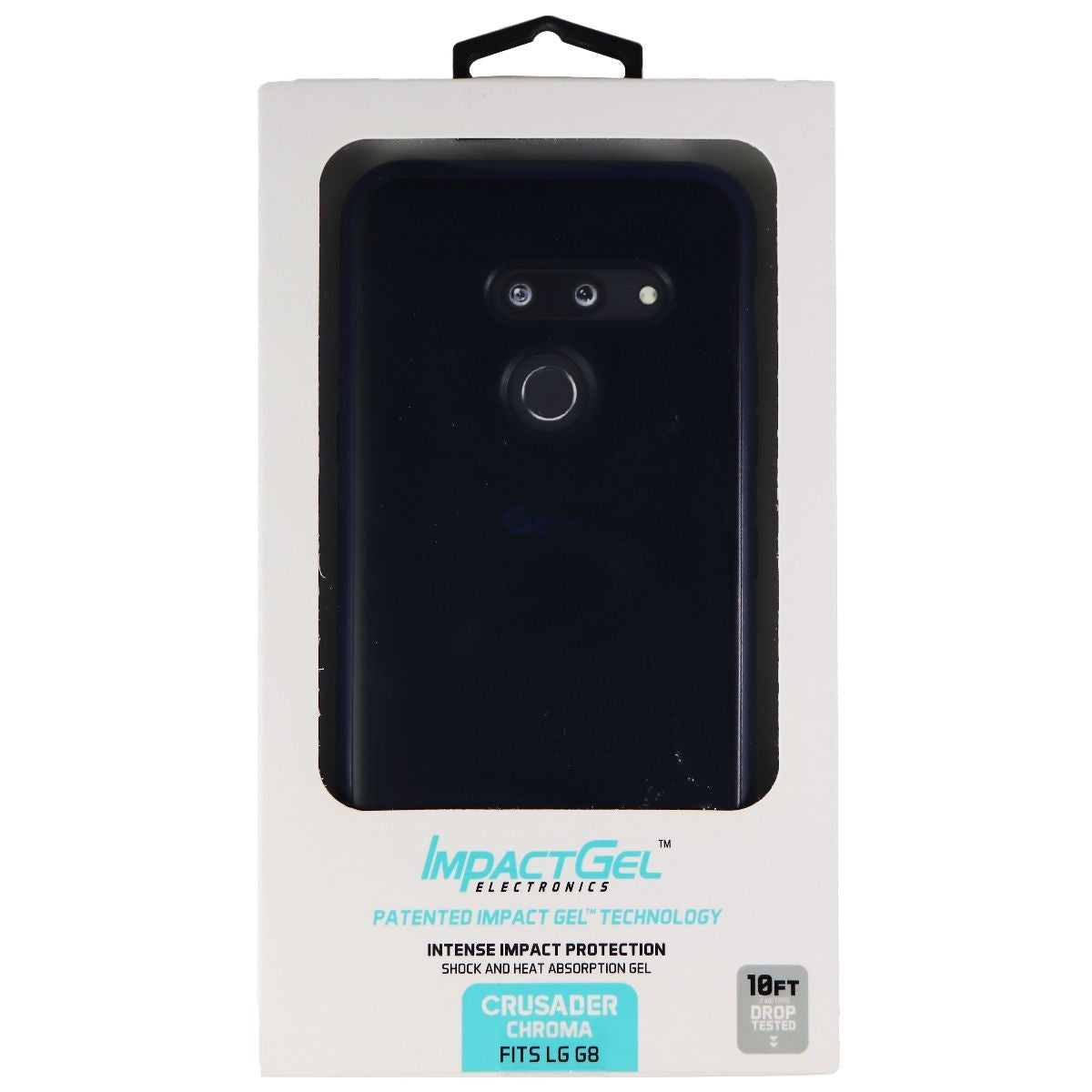 Impact Gel Crusader Chroma Series Case for LG G8 Smartphones - Blue Cell Phone - Cases, Covers & Skins Impact Gel - Simple Cell Bulk Wholesale Pricing - USA Seller