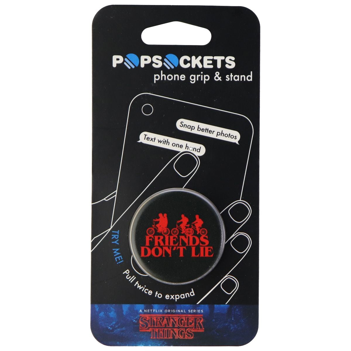 PopSockets Collapsible Grip & Stand for Phones & Tablets - Friends Don't Lie Cell Phone - Mounts & Holders PopSockets - Simple Cell Bulk Wholesale Pricing - USA Seller