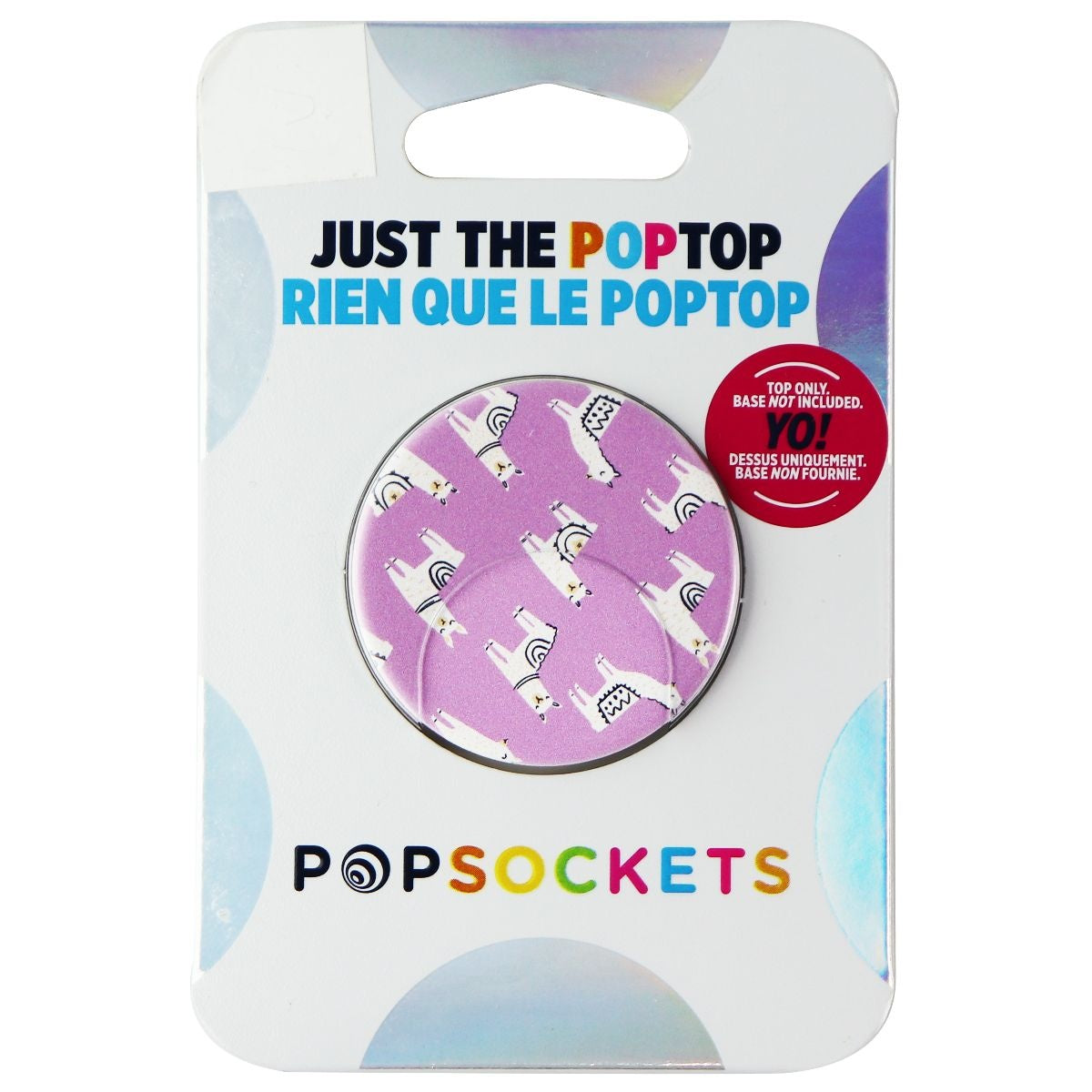 PopSockets Phone Grip PopTop (Top Design of PopSocket ONLY) - Lotsa Llama Cell Phone - Mounts & Holders PopSockets - Simple Cell Bulk Wholesale Pricing - USA Seller
