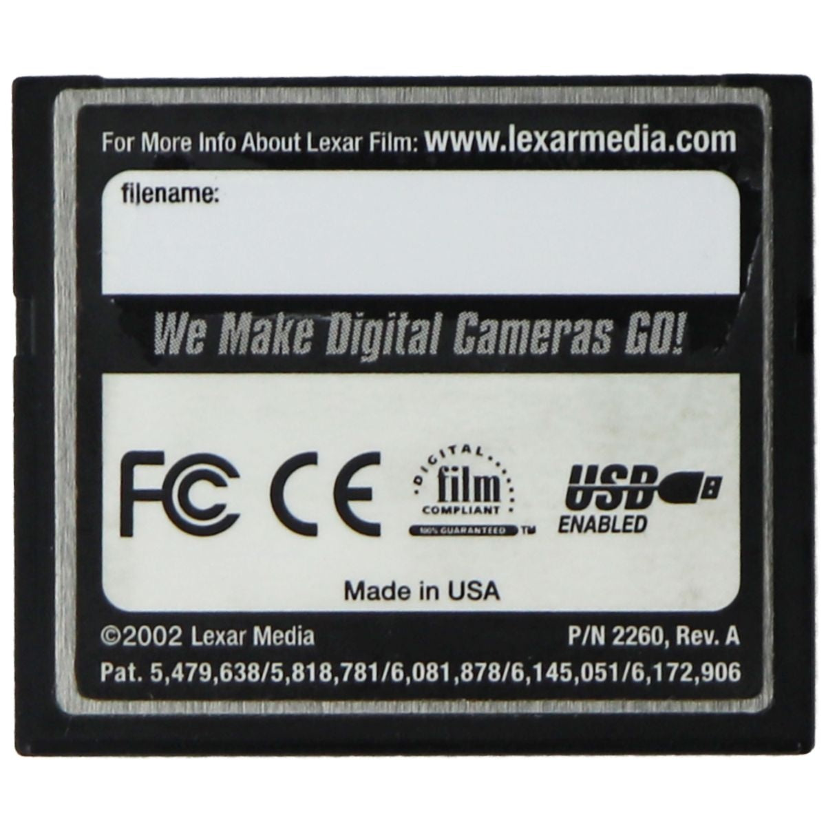 Lexar (256 MB) Professional Compact Flash 40x Memory Card Cell Phone - Memory Cards Lexar - Simple Cell Bulk Wholesale Pricing - USA Seller