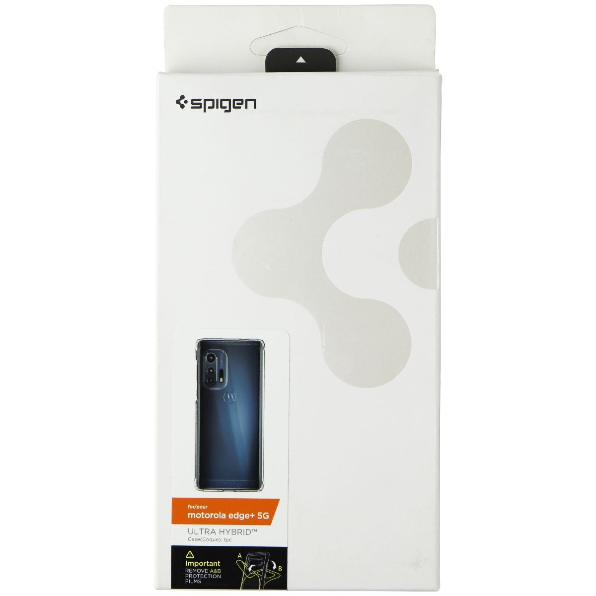 Spigen Ultra Hybrid Series Case for Motorola Edge+ 5G (2020) - Crystal Clear Cell Phone - Cases, Covers & Skins Spigen - Simple Cell Bulk Wholesale Pricing - USA Seller