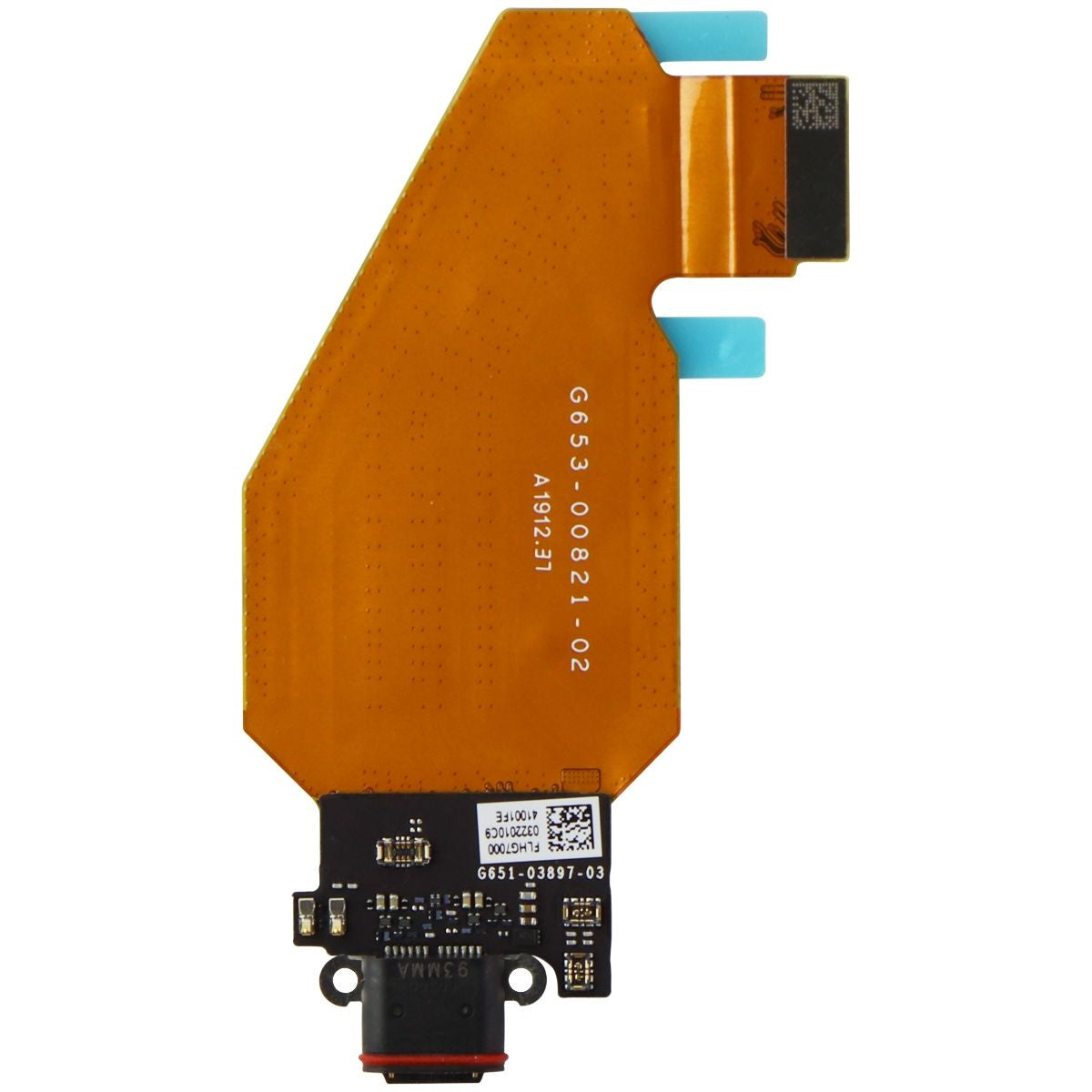 Replacement Part - Charge Port Flex Cable for Google Pixel 4 XL - Black/Orange Cell Phone - Replacement Parts & Tools Unbranded - Simple Cell Bulk Wholesale Pricing - USA Seller