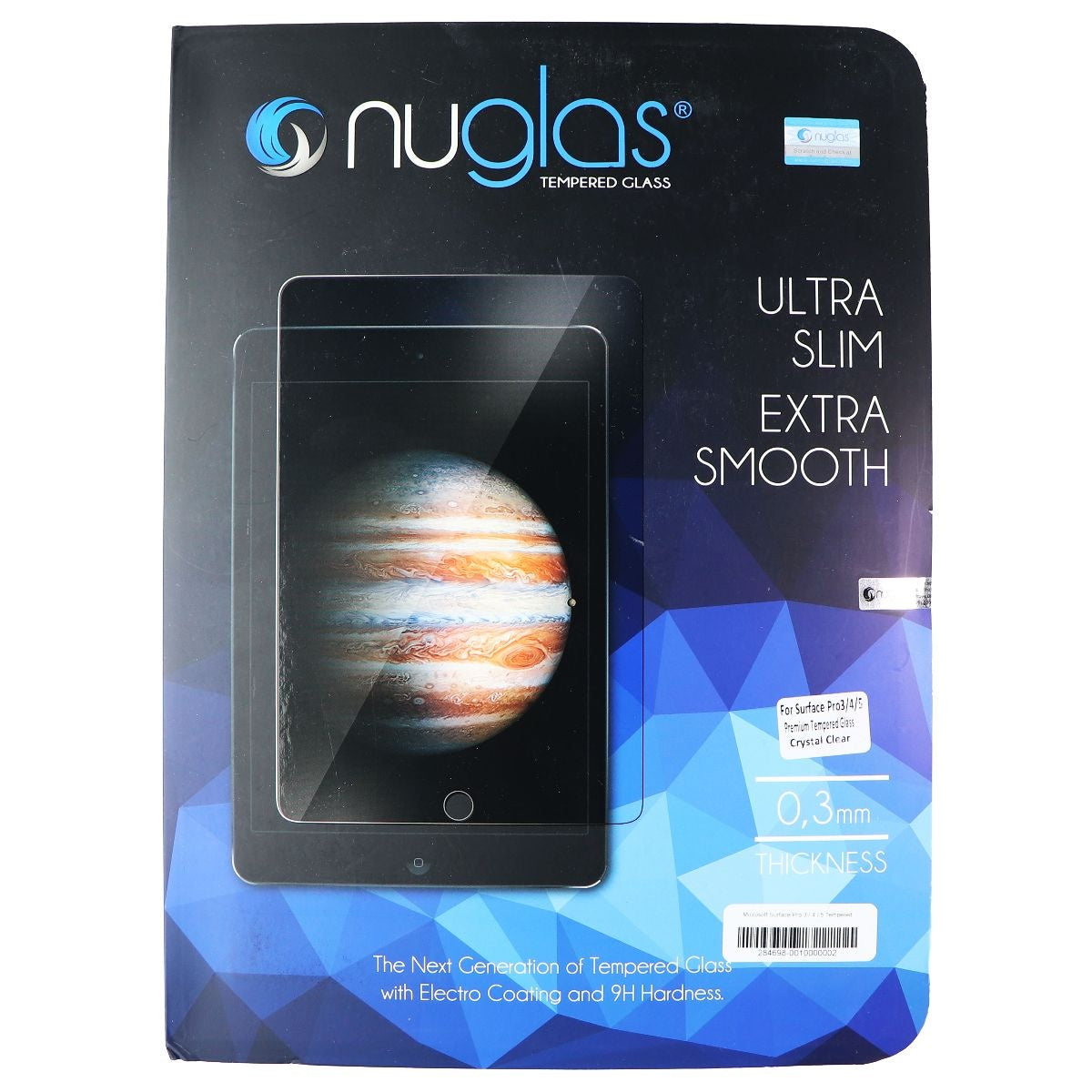 NuGlas Tempered Glass Screen Protector for Surface Pro (3/4/5) - Clear Cell Phone - Screen Protectors Nuglas - Simple Cell Bulk Wholesale Pricing - USA Seller