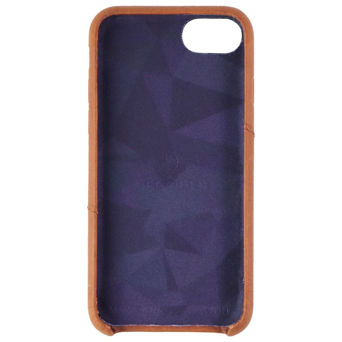 Decoded Leather Case for Apple SE (2nd Gen) / iPhone 8 / 7 / 6s / 6 - Cinnamon Cell Phone - Cases, Covers & Skins Decoded - Simple Cell Bulk Wholesale Pricing - USA Seller