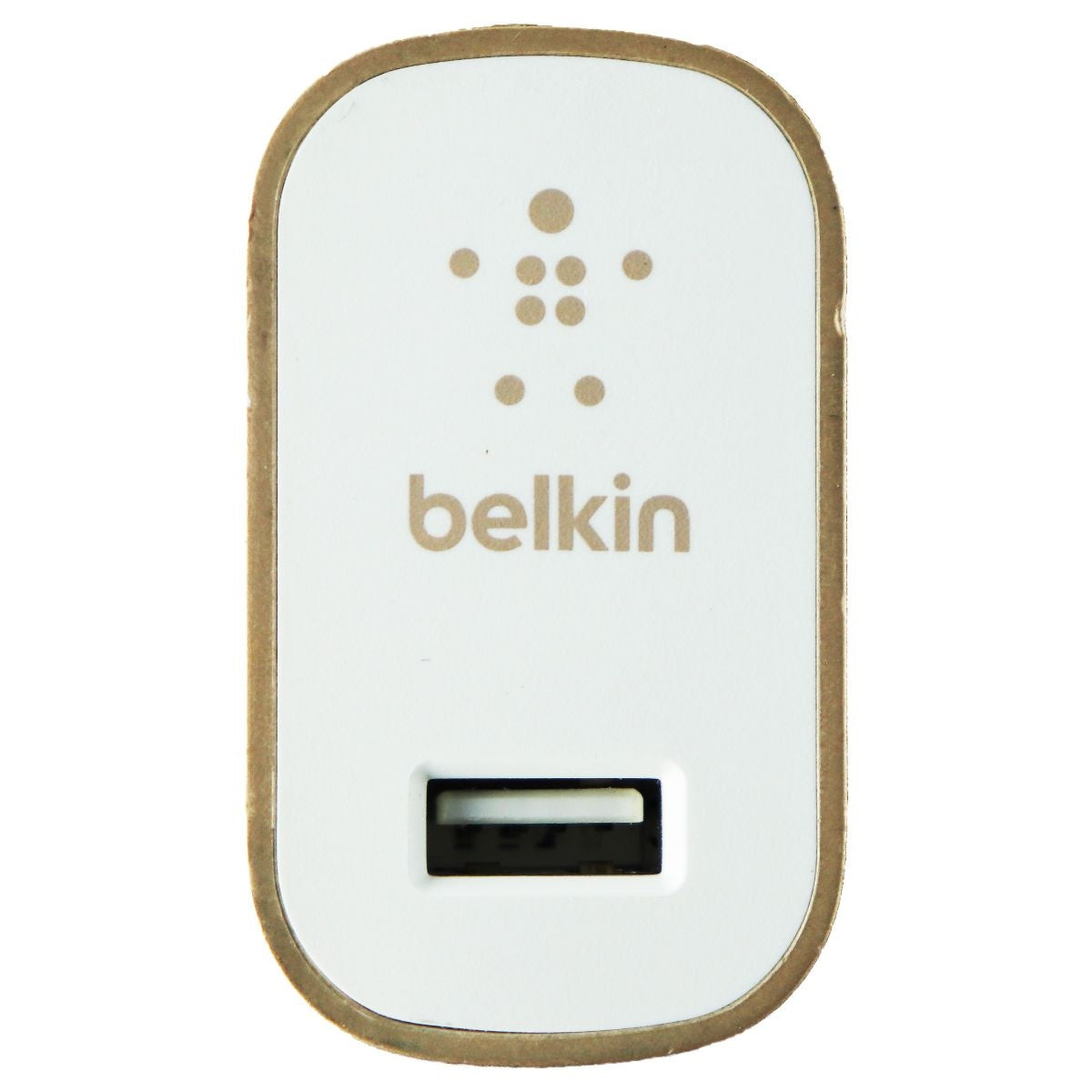 Belkin (5V/2.4A) MIXIT Metallic Single Port USB Charger - Gold/White (F8M731) Cell Phone - Chargers & Cradles Belkin - Simple Cell Bulk Wholesale Pricing - USA Seller