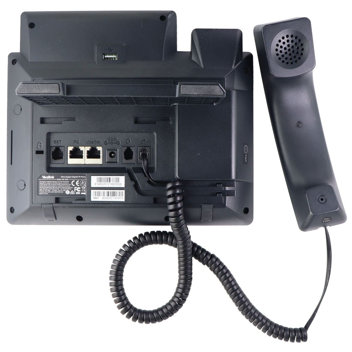 Yealink T46S IP Phone with 4.3-inch LCD and up to 16 Lines - Black Home Telephones & Accessories - Corded Telephones Yealink - Simple Cell Bulk Wholesale Pricing - USA Seller