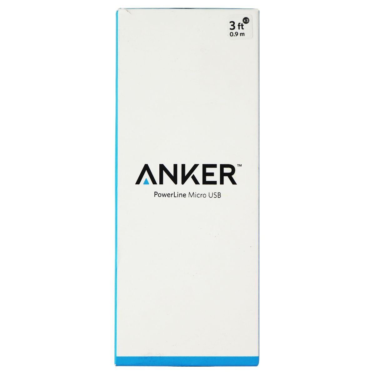 Anker PowerLine Micro USB Cable (3FT) - Black Cell Phone - Cables & Adapters Anker - Simple Cell Bulk Wholesale Pricing - USA Seller