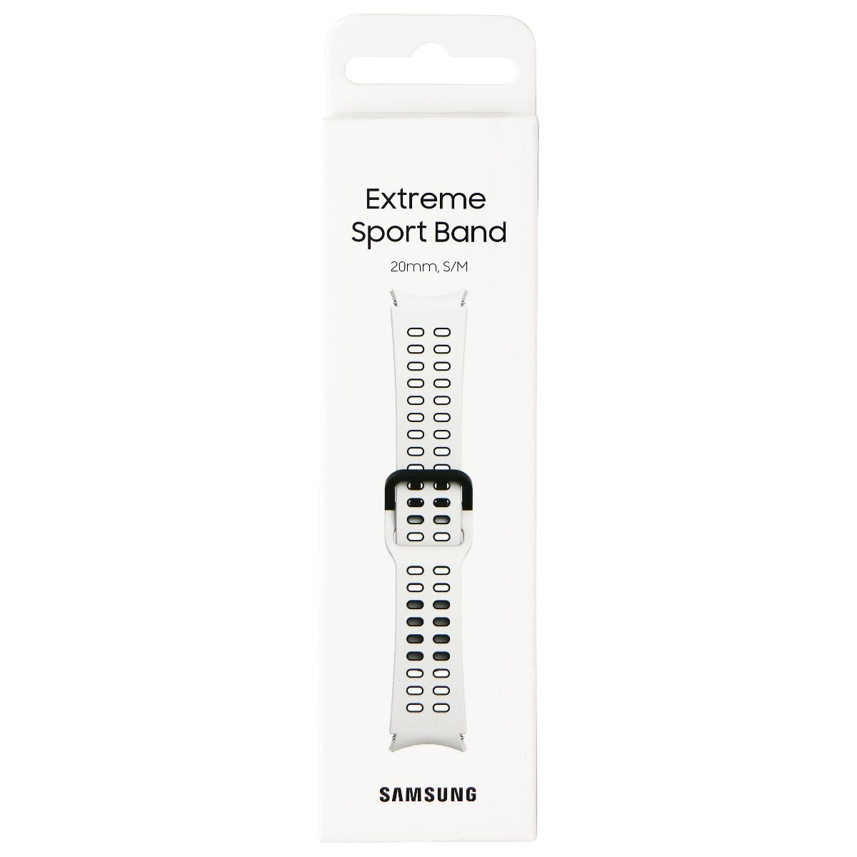 Galaxy Watch4, Galaxy Watch4 Classic Extreme Sport Band, S/M, White/Black  Mobile Accessories - ET-SXR86SWEGUJ
