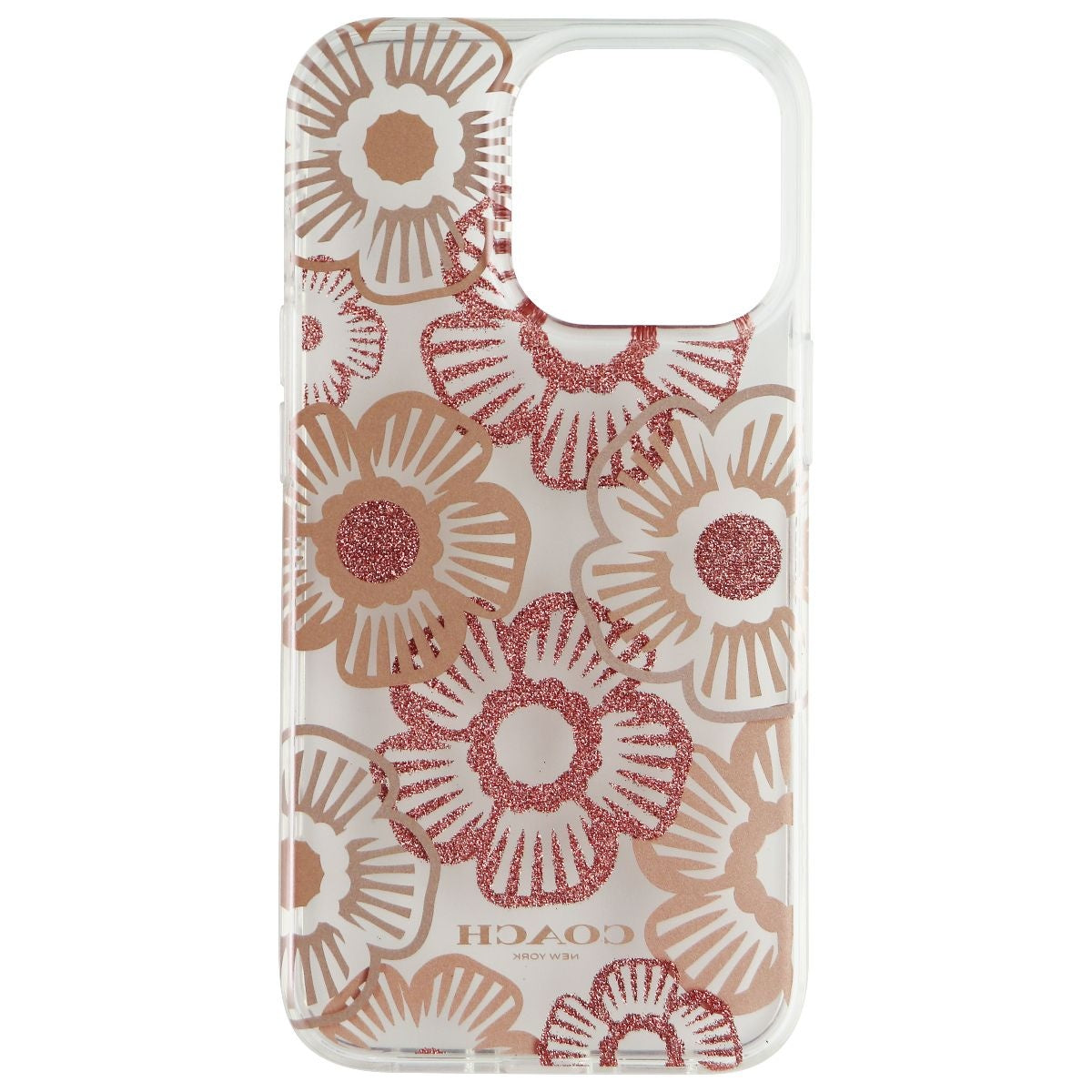 Coach Protective Hardshell Case for iPhone 13 Pro - Tea Rose Blush Cell Phone - Cases, Covers & Skins Coach - Simple Cell Bulk Wholesale Pricing - USA Seller