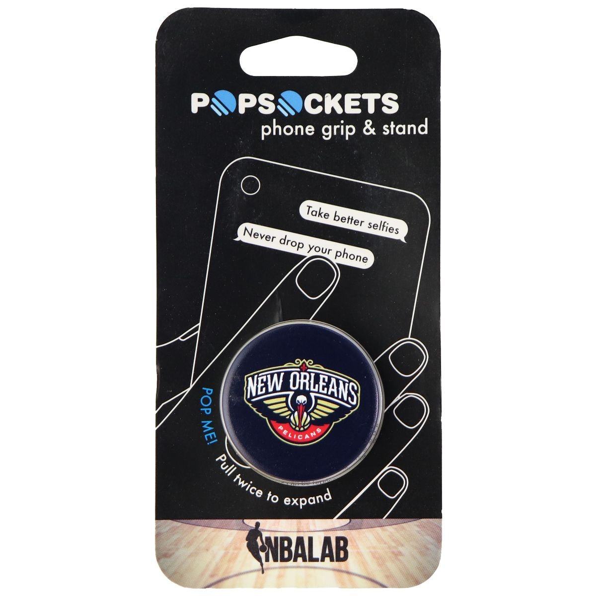 PopSockets Grip & Stand for Phones/Tablets - NBA New Orleans Pelicans Cell Phone - Mounts & Holders PopSockets - Simple Cell Bulk Wholesale Pricing - USA Seller