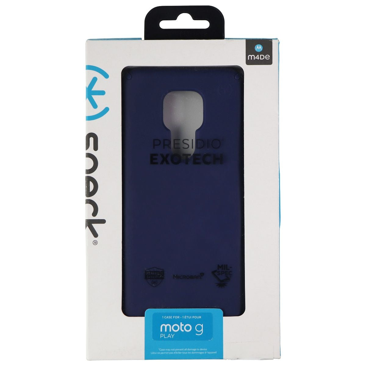 Speck Presidio Exotech Series Case for Motorola Moto G Play (2021) - Blue Cell Phone - Cases, Covers & Skins Speck - Simple Cell Bulk Wholesale Pricing - USA Seller