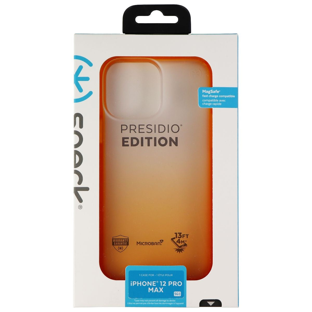Speck Presidio Edition Hard Case for Apple iPhone 12 Pro Max - Orange Fade/Frost Cell Phone - Cases, Covers & Skins Speck - Simple Cell Bulk Wholesale Pricing - USA Seller