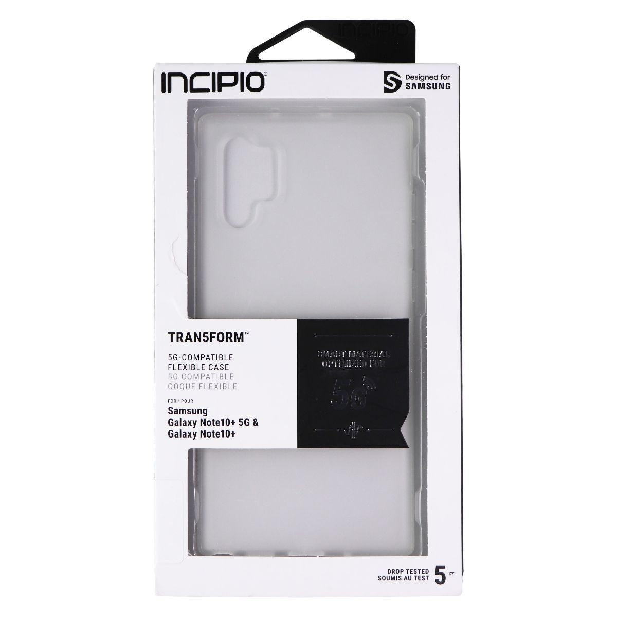 Incipio Tran5form Series Case for Galaxy Note10+ / Note10+ (5G) - Clear / Frost Cell Phone - Cases, Covers & Skins Incipio - Simple Cell Bulk Wholesale Pricing - USA Seller