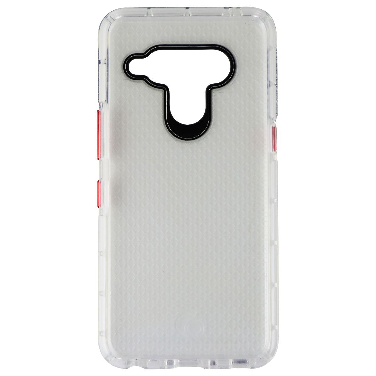 Nimbus9 Phantom 2 Series Flexible Gel Case for LG V50 ThinQ - Clear / Red Cell Phone - Cases, Covers & Skins Nimbus9 - Simple Cell Bulk Wholesale Pricing - USA Seller