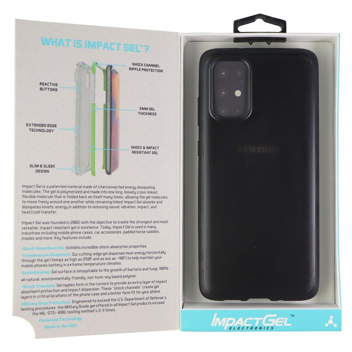 Impact Gel Crusader Chroma Series Case for Samsung Galaxy S20+ (Plus) - Black Cell Phone - Cases, Covers & Skins Impact Gel - Simple Cell Bulk Wholesale Pricing - USA Seller