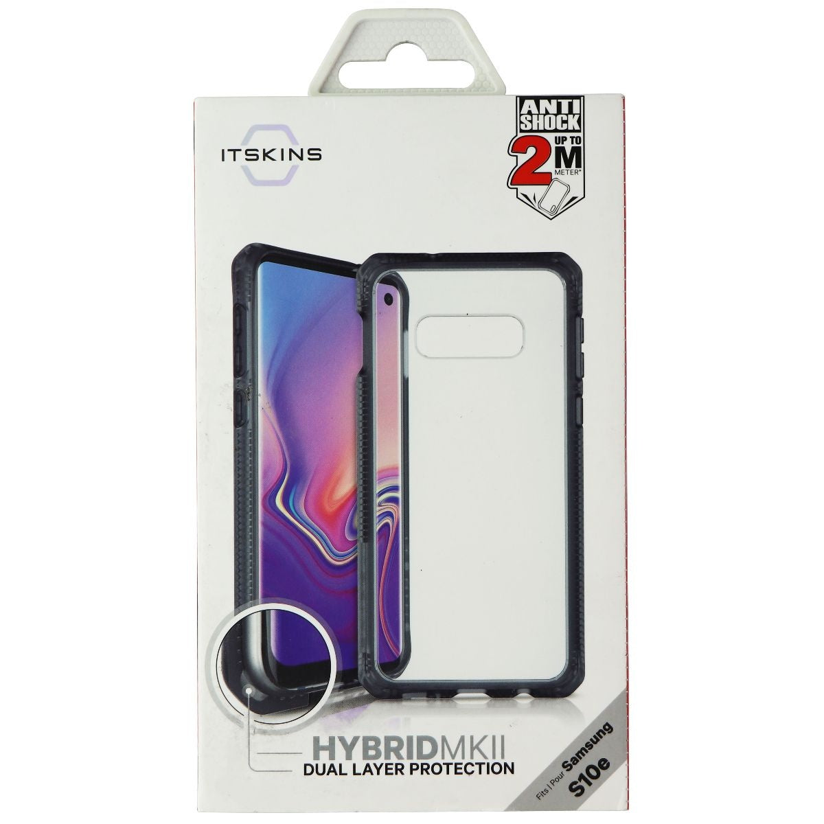 ITSKINS Hybrid Frost Case for Samsung Galaxy S10e - Black/Clear Cell Phone - Cases, Covers & Skins ITSKINS - Simple Cell Bulk Wholesale Pricing - USA Seller