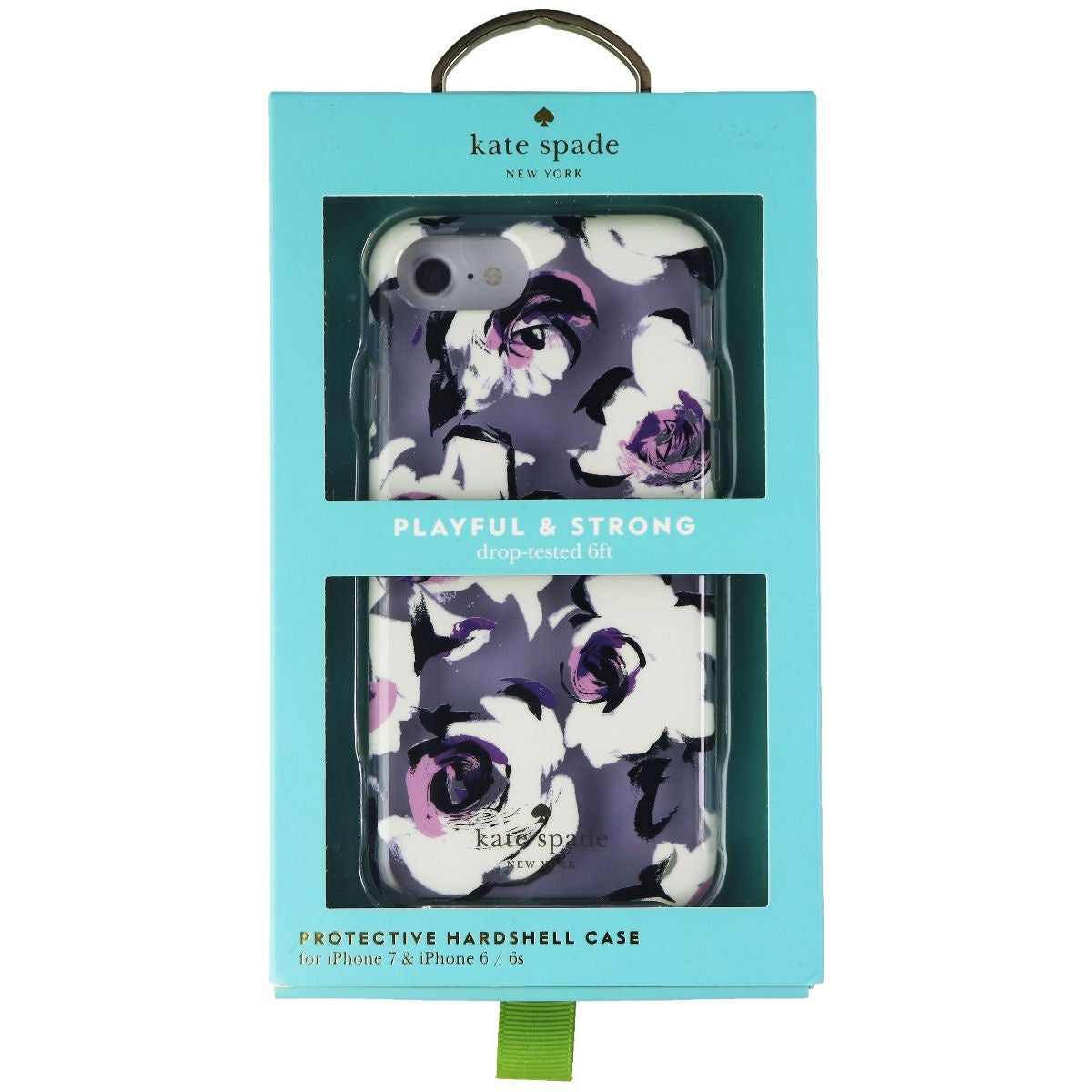 Kate Spade Protective Hardshell Case for iPhone 8/7/6s/6 - Purple Floral Cell Phone - Cases, Covers & Skins Kate Spade - Simple Cell Bulk Wholesale Pricing - USA Seller