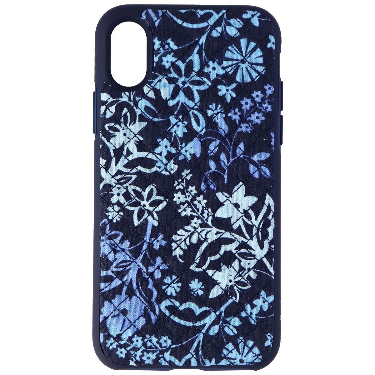 Vera Bradley Quilted Inlay Case for Apple iPhone X - Java Floral Blue Cell Phone - Cases, Covers & Skins Vera Bradley - Simple Cell Bulk Wholesale Pricing - USA Seller