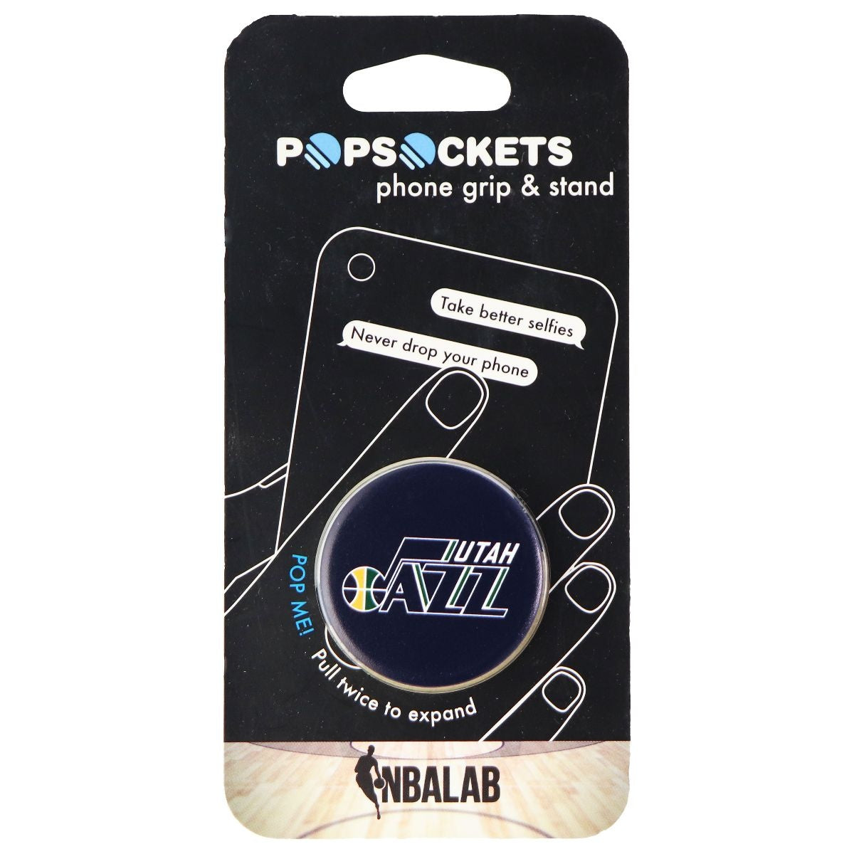 PopSockets: Collapsible Grip & Stand for Phones and Tablets - NBA Utah Jazz Cell Phone - Mounts & Holders PopSockets - Simple Cell Bulk Wholesale Pricing - USA Seller