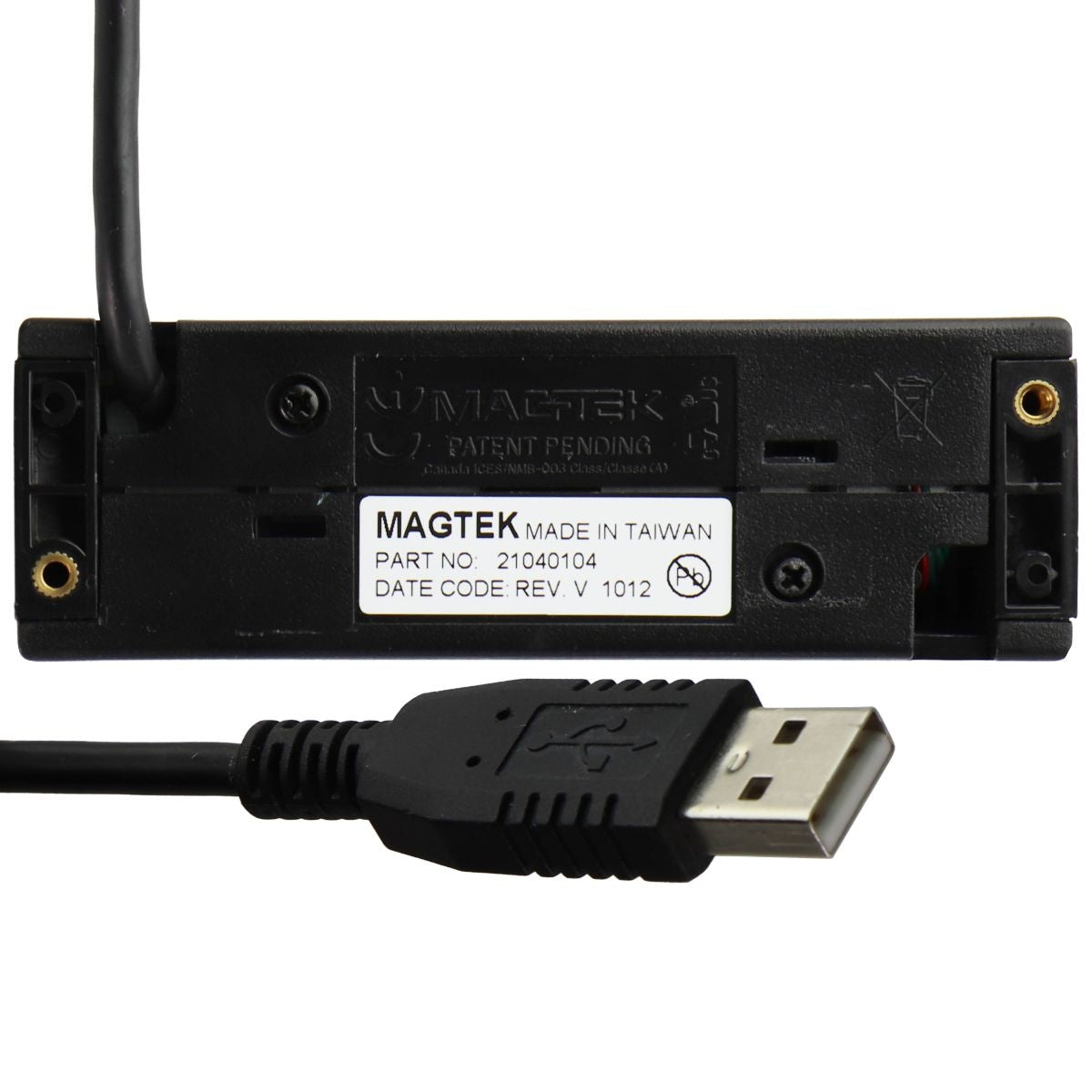 MagTek Dual Track USB HID Magnetic Stripe Reader - Black (21040104) Point of Sale Equipment - Credit Card Terminals, Readers MAGTEK - Simple Cell Bulk Wholesale Pricing - USA Seller