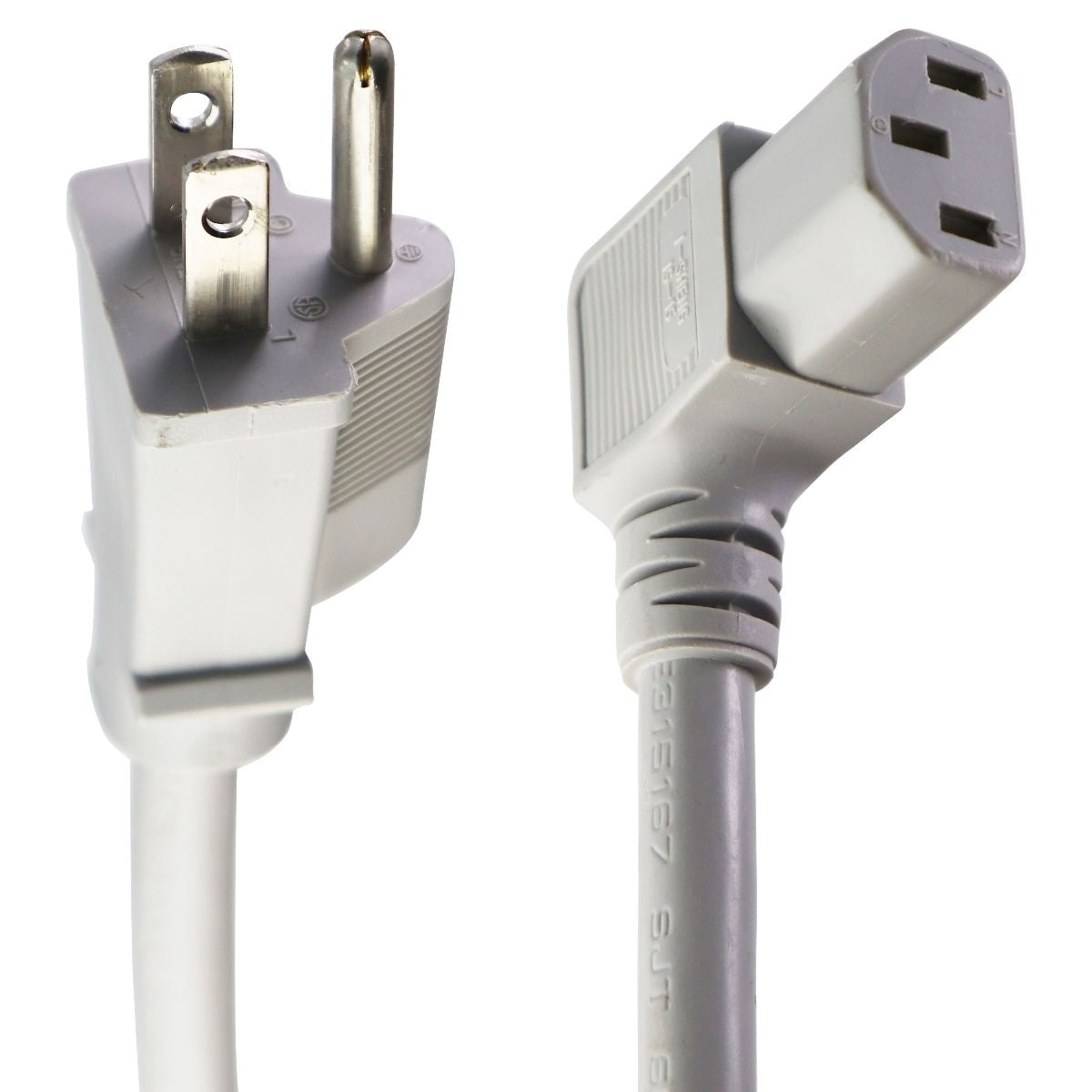 (8-Foot) I-SHENG 15A/125V Power Supply Cable/Cord - Gray (E315167/E55943) Multipurpose Batteries & Power - Multipurpose AC to DC Adapters I-Sheng - Simple Cell Bulk Wholesale Pricing - USA Seller