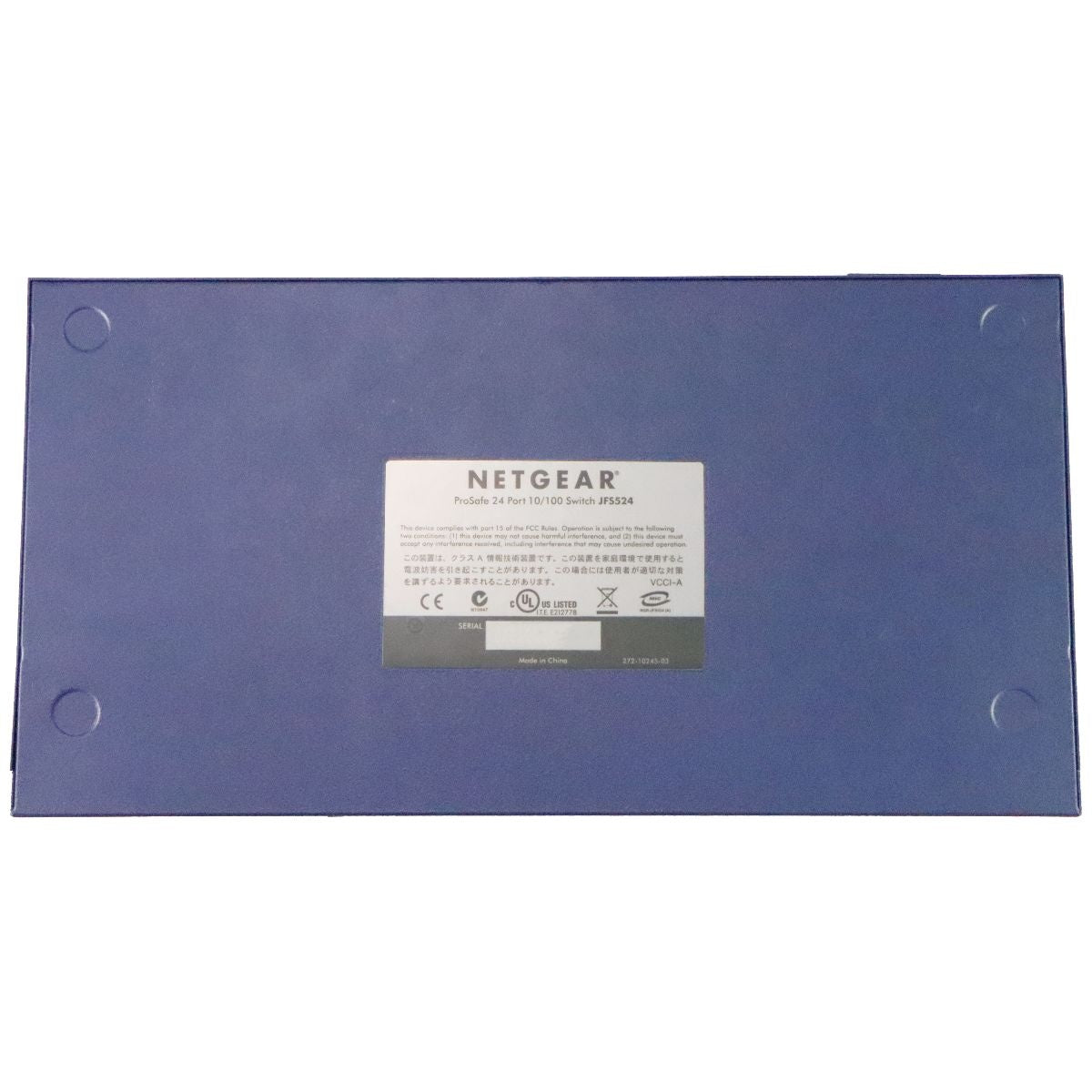 NETGEAR 24-Port Fast Ethernet 10/100 Unmanaged Switch (JFS524) Networking - Network Switches Netgear - Simple Cell Bulk Wholesale Pricing - USA Seller