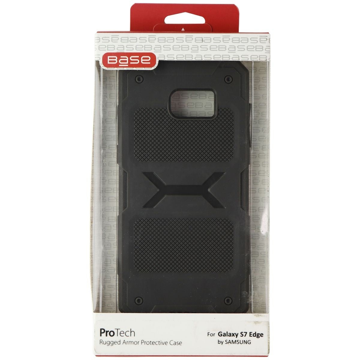Base Pro Tech Rugged Armor Case for Samsung Galaxy S7 Edge - Gray Cell Phone - Cases, Covers & Skins Base - Simple Cell Bulk Wholesale Pricing - USA Seller