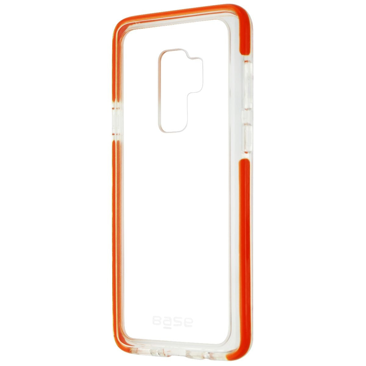 Base Borderline Dual Border Series Case for Samsung Galaxy (S9+) - Clear/Orange Cell Phone - Cases, Covers & Skins Base - Simple Cell Bulk Wholesale Pricing - USA Seller