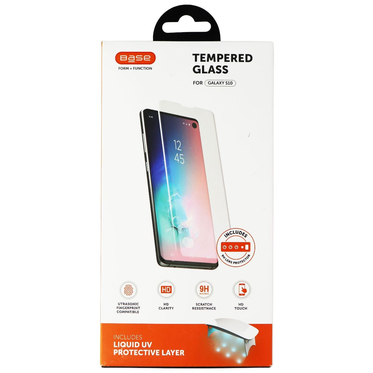 Base Tempred Glass Series Screen Protector for Samsung Galaxy S10 - Clear Cell Phone - Screen Protectors Base - Simple Cell Bulk Wholesale Pricing - USA Seller