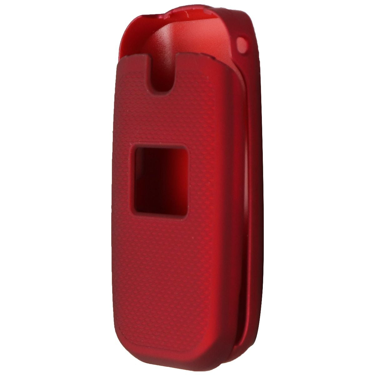 AT&T Soft Touch Shield Hard Case for LG B470 Flip Phone Red Simple